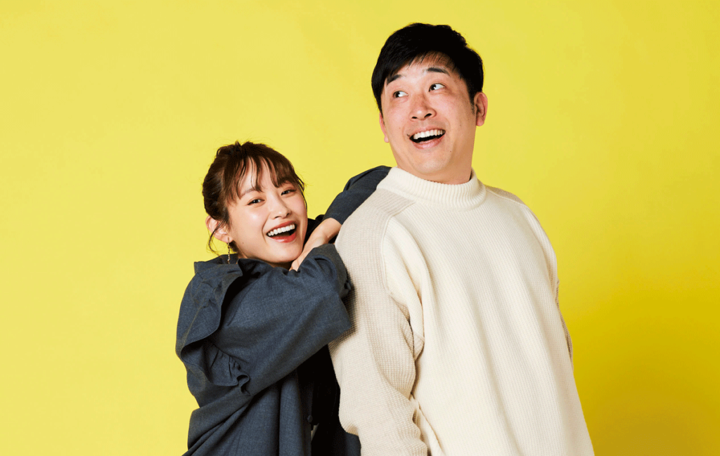 高橋愛さんとあべこうじさん