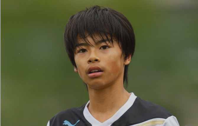 少年時代の三笘薫選手