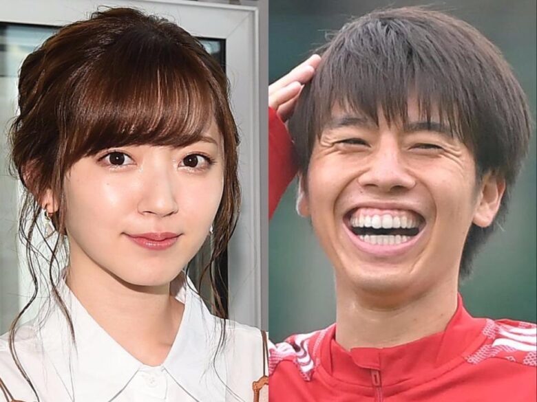 田中碧選手と鈴木愛理さん