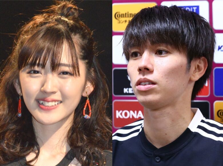 田中碧選手と鈴木愛理さん