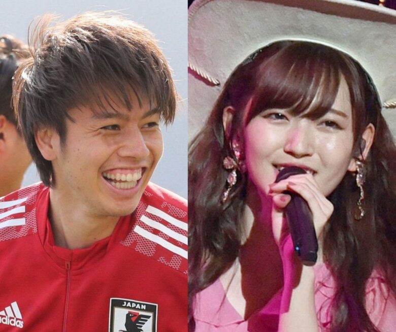 田中碧選手と鈴木愛理さん