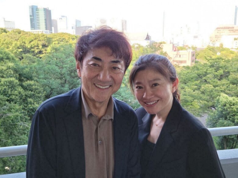 市村正親さんと篠原涼子さん