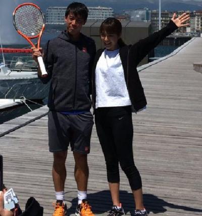 錦織圭さんと嫁・山内舞さん