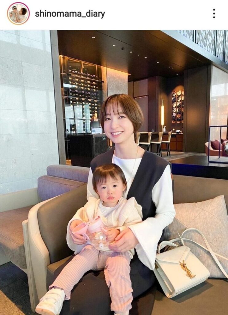 篠田麻里子さんと子供