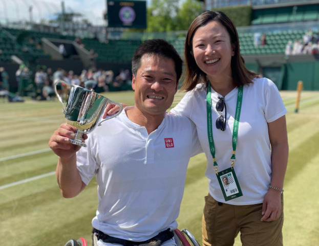 国枝慎吾さんと嫁・愛さん