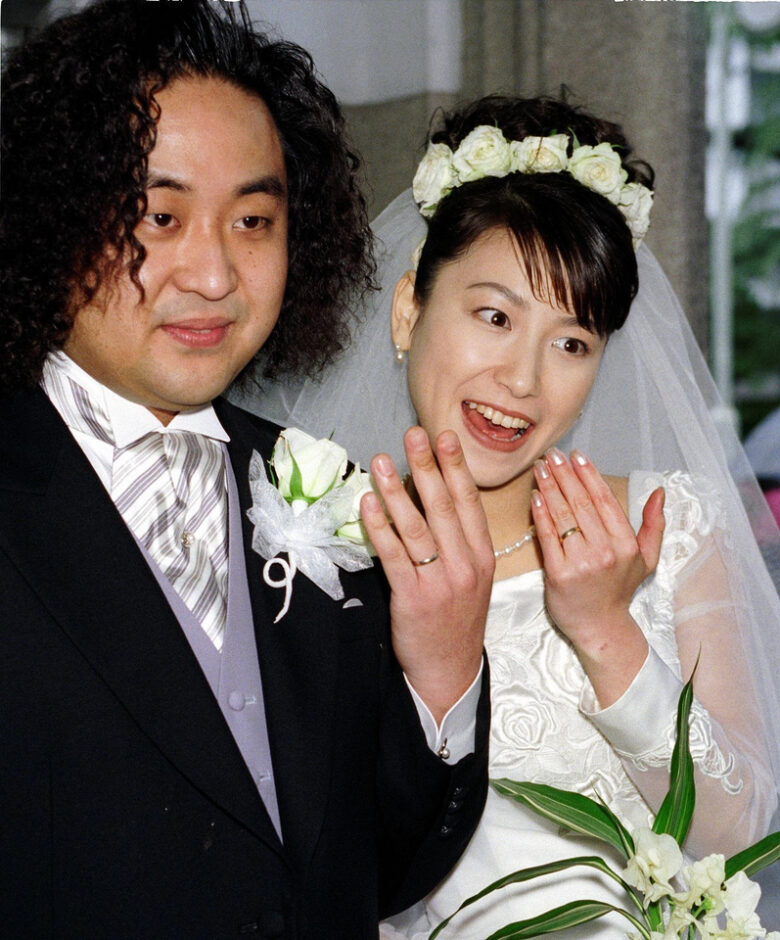 葉加瀬太郎さんと高田万由子さん