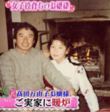 高田万由子さんとお父様