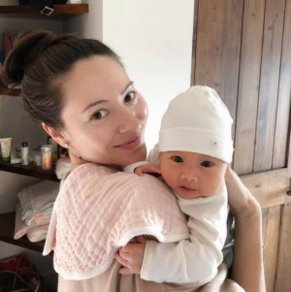 道端ジェシカさんと子供