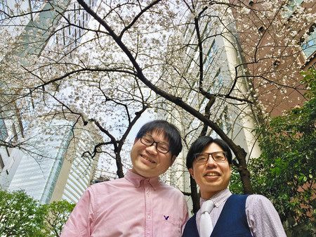 久保田剛史さん(左)