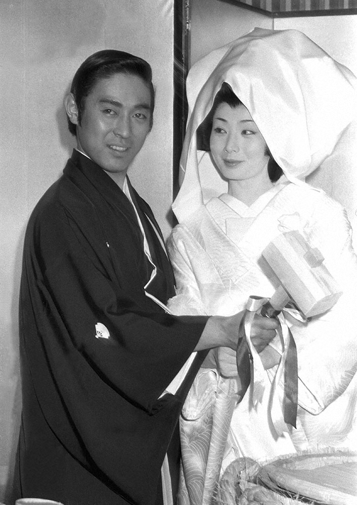 7代目尾上菊五郎さんと富司純子さん