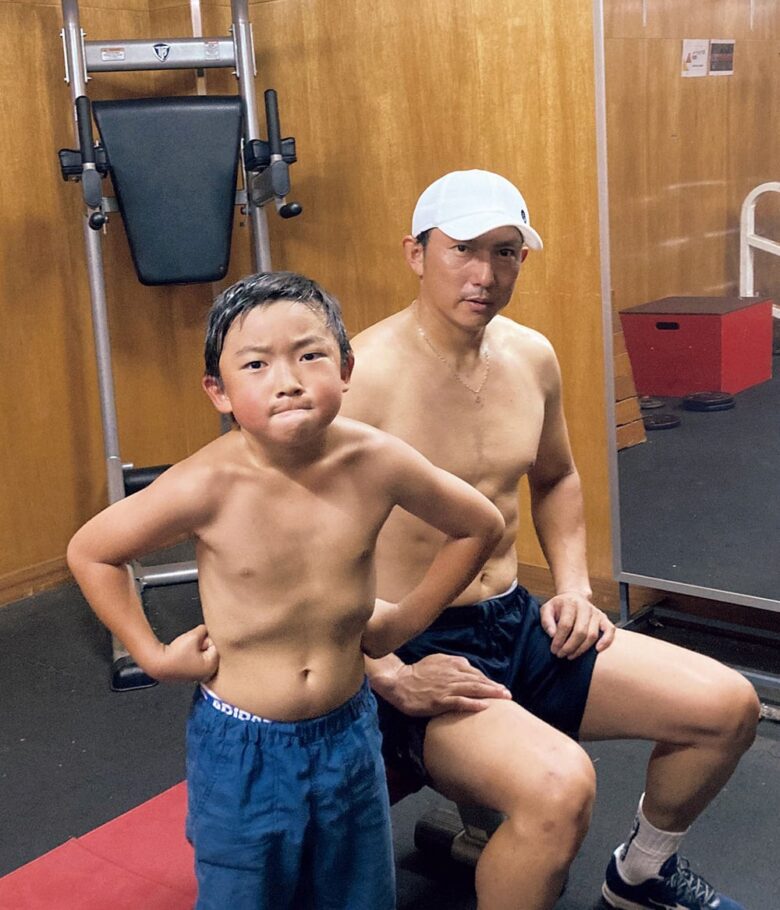 川崎宗則選手と長男