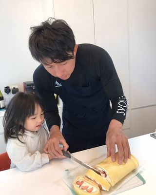 川崎宗則選手と次女