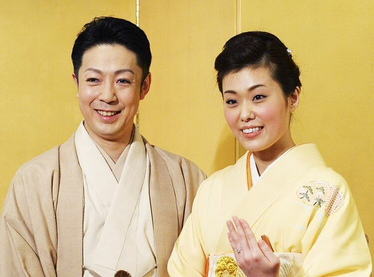 尾上菊之助さんと嫁・瓔子さん