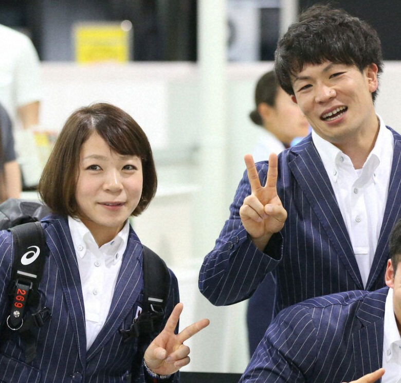 三宅宏実さんと旦那・中山陽介さん