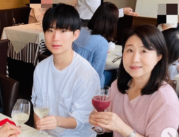 矢田稚子さんと子供